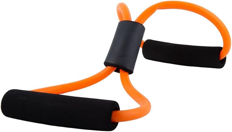 Daiso 8-Shape Resistance Exercise Stretcher, Orange & Black - Image 2